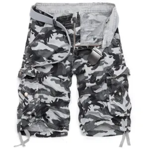 Shorts camouflage gris