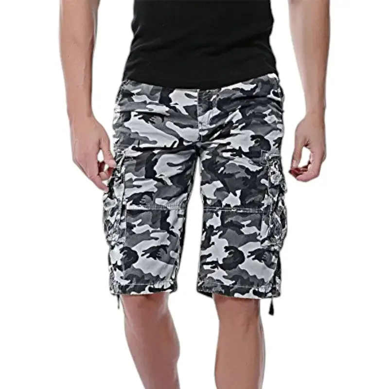 Shorts camouflage gris