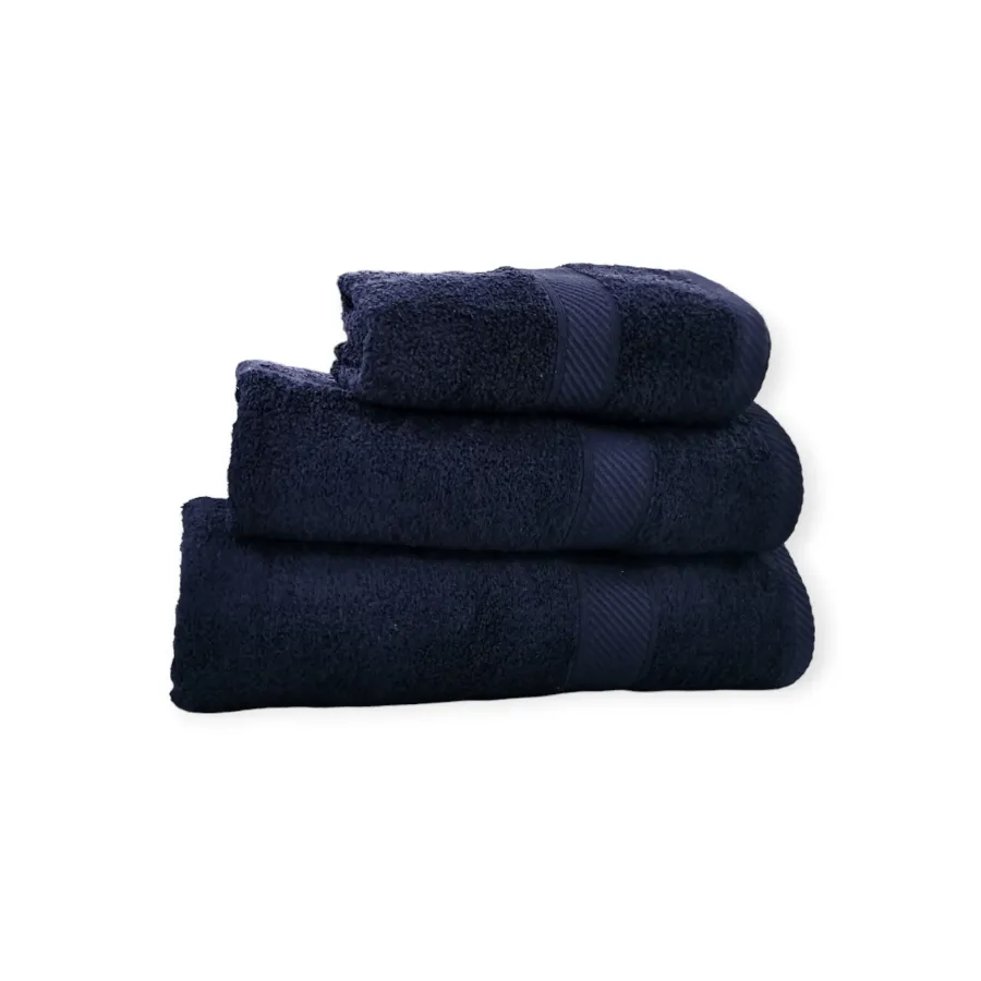 Simon Baker Hotel Collection Towels Navy 450GSM