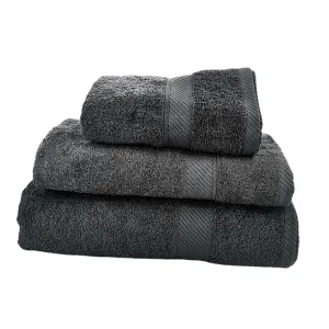 Simon Baker Hotel Collection Towels Platinum (Charcoal) 450GSM