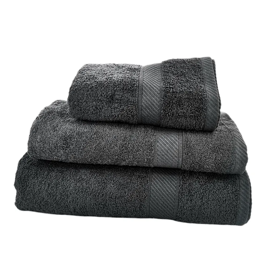 Simon Baker Hotel Collection Towels Platinum (Charcoal) 450GSM