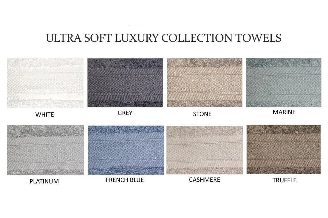 Simon Baker Ultra Soft Luxury Collection Towels Stone 600GMS