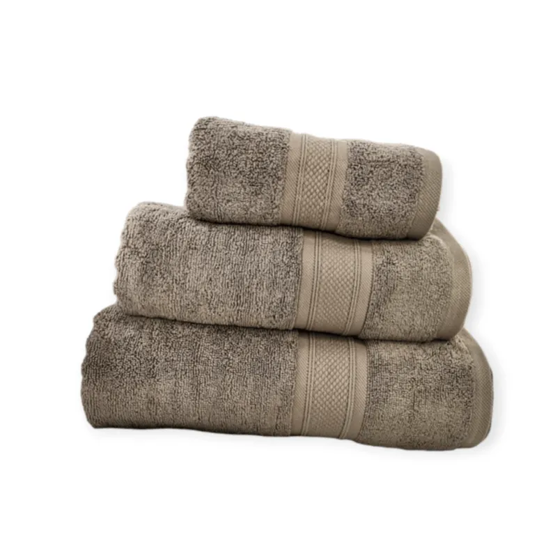 Simon Baker Ultra Soft Luxury Collection Towels Stone 600GMS