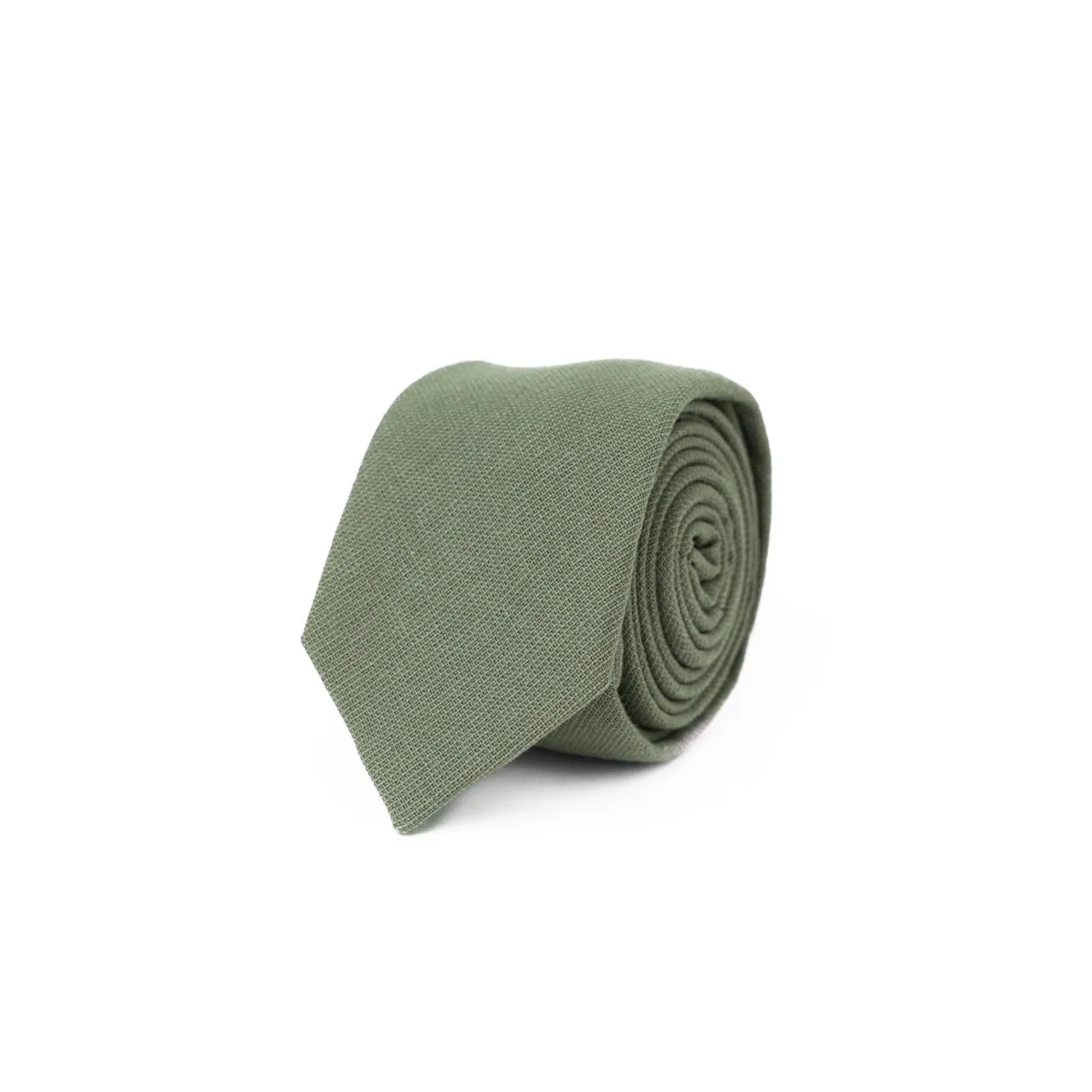Solid Sage Green Tie