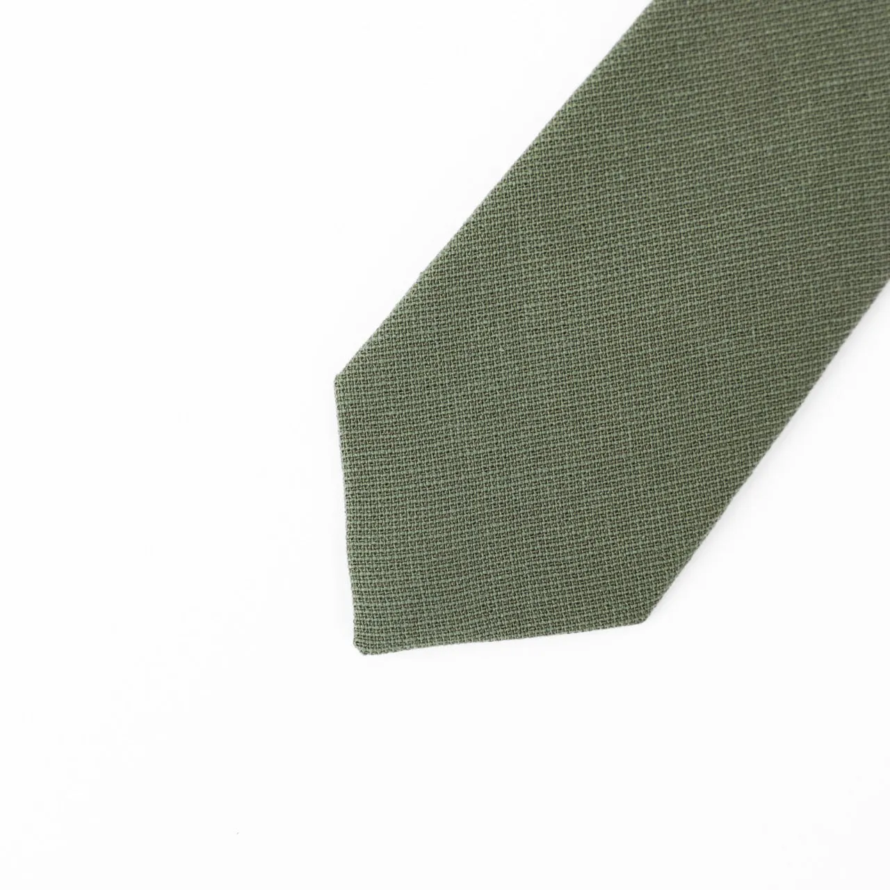 Solid Sage Green Tie