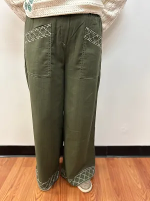 Stephanie Olive Pant by Umgee
