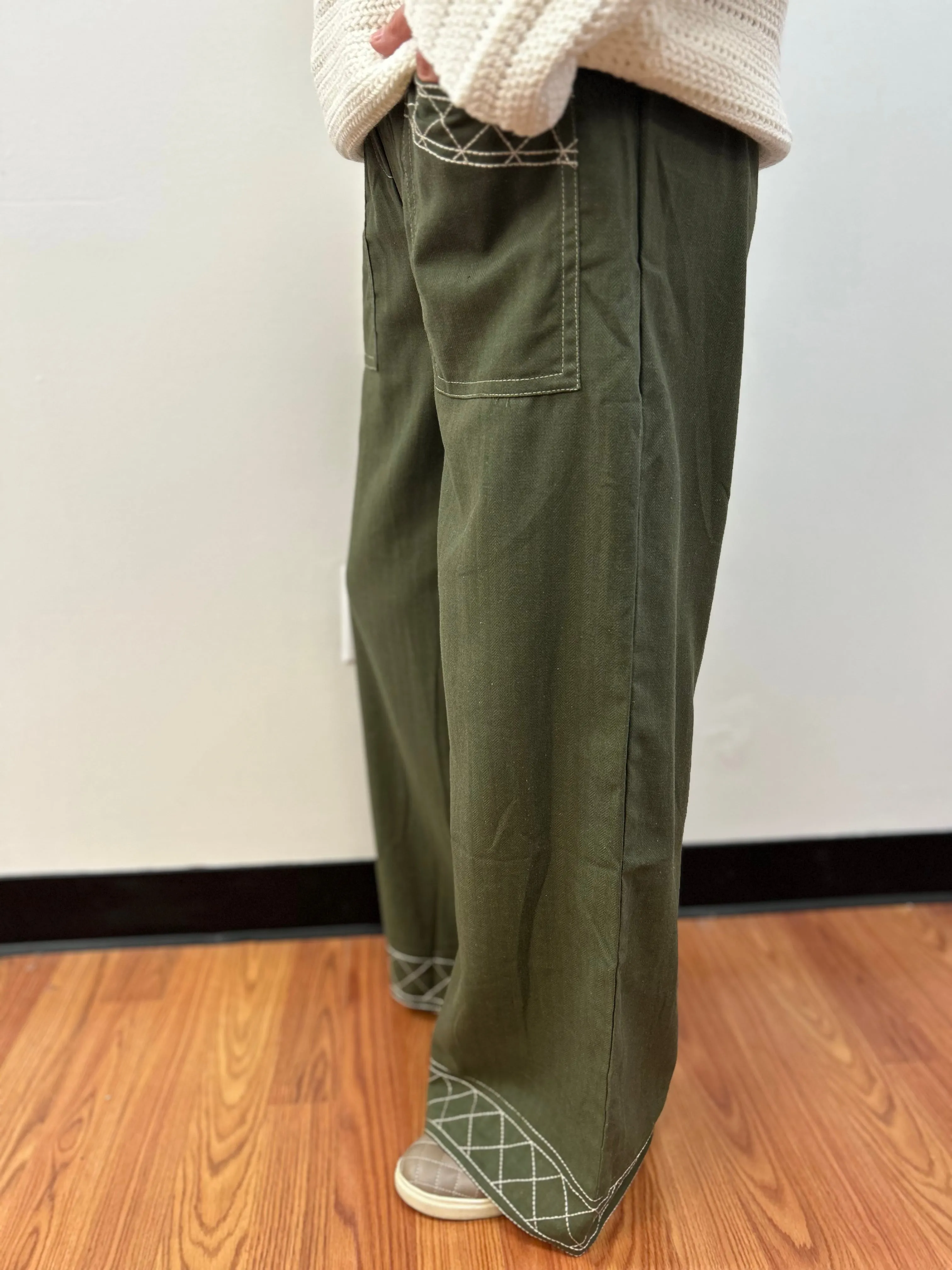 Stephanie Olive Pant by Umgee
