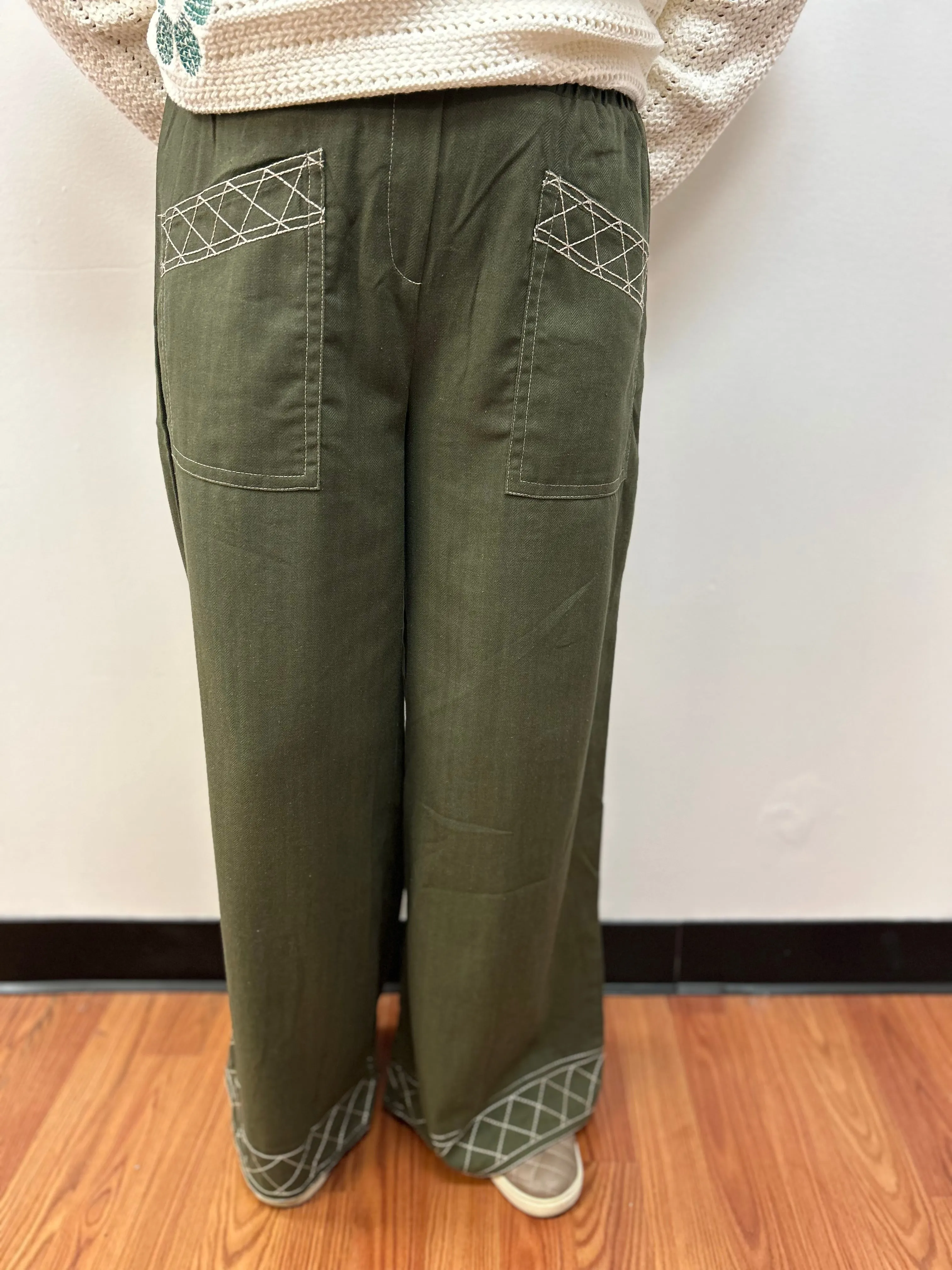 Stephanie Olive Pant by Umgee