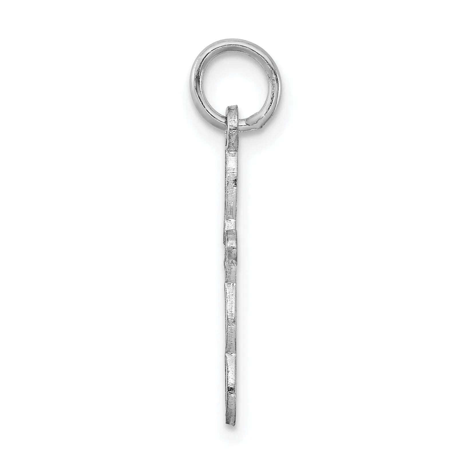Sterling Silver Laser Designed Cross Pendant