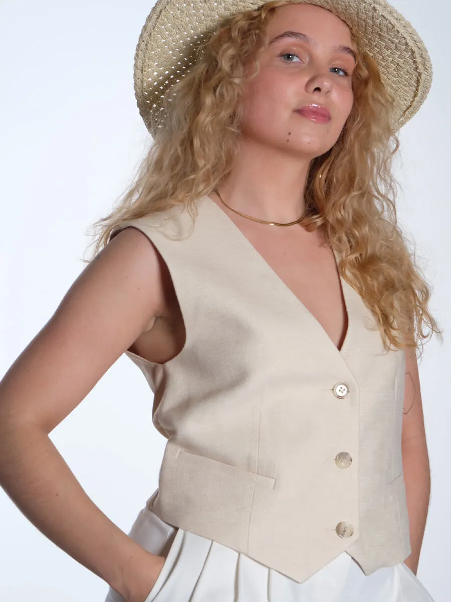 Tailored Tuxedo Vest