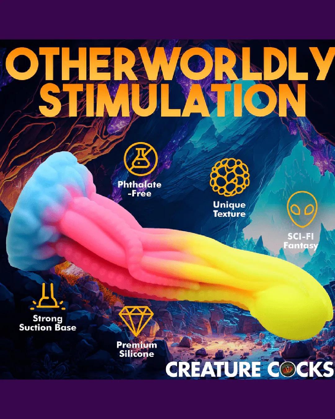 Tenta Glow Glow-In-The-Dark Tentacle Fantasy Dildo