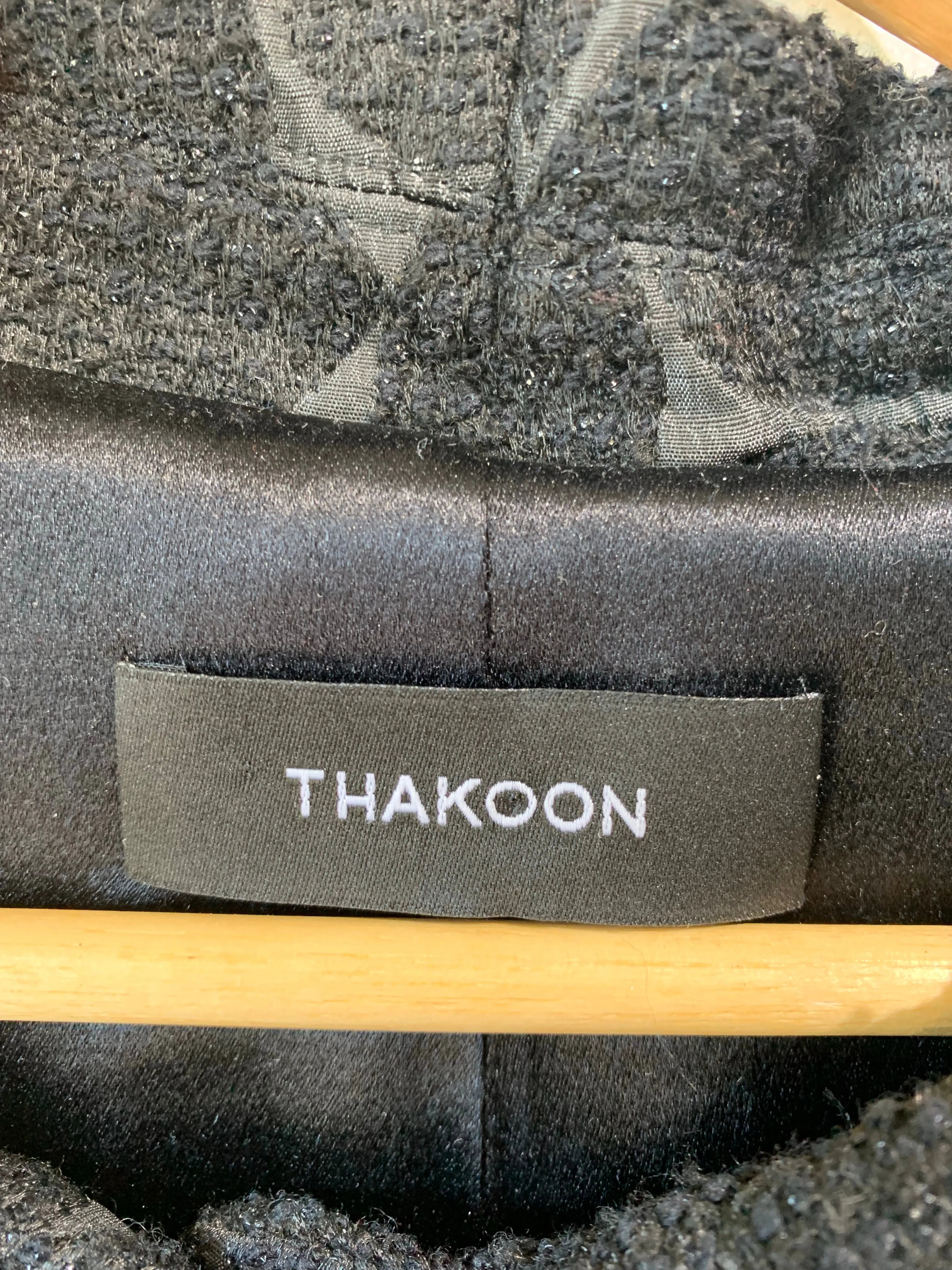Thakoon Black Brocade Jacket