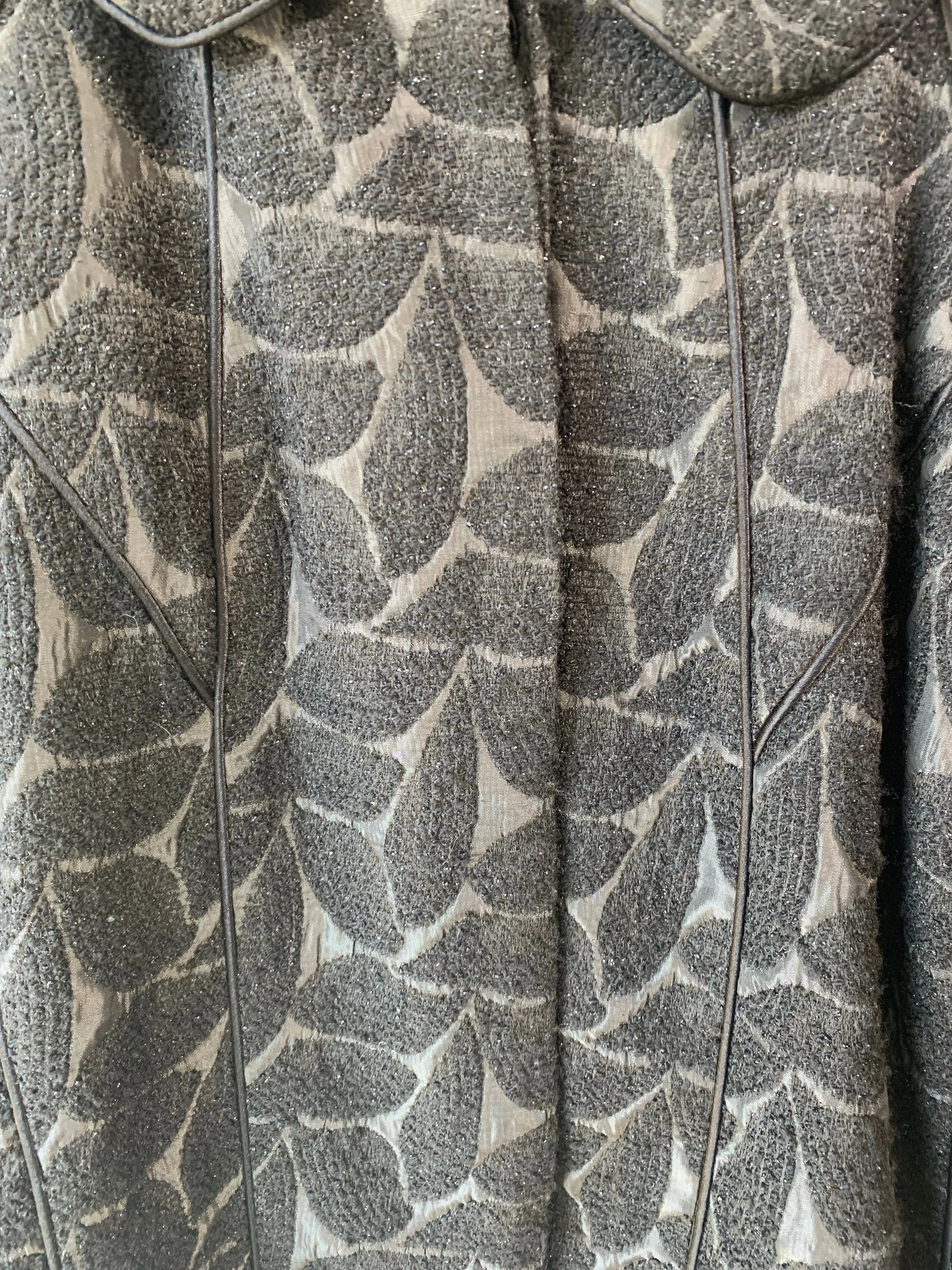 Thakoon Black Brocade Jacket