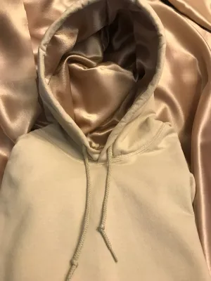 The Classic Collection: Champagne on Champagne Satin Lined Hoodie