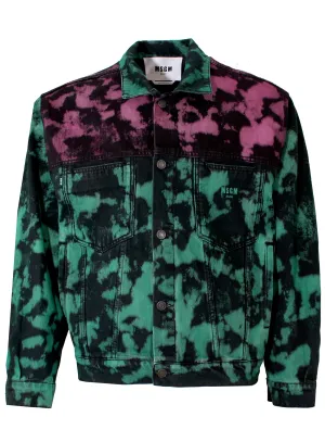 Tie Dye Denim Jacket