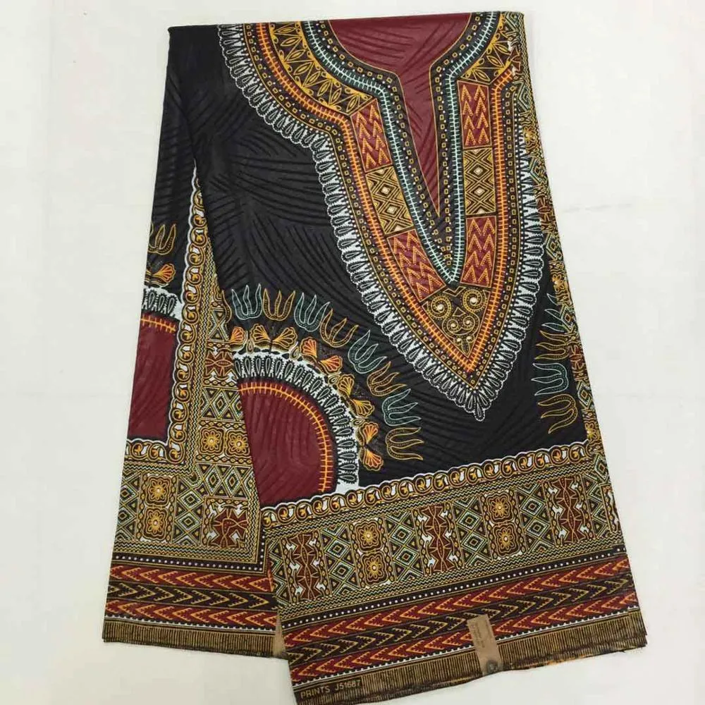 Traditional African Dashiki  Kitenge Wax Print Above Knee Cocktail Party Dress