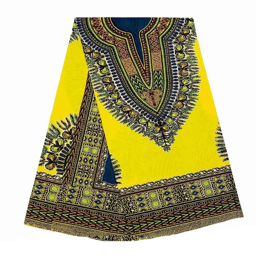 Traditional African Dashiki  Kitenge Wax Print Above Knee Cocktail Party Dress