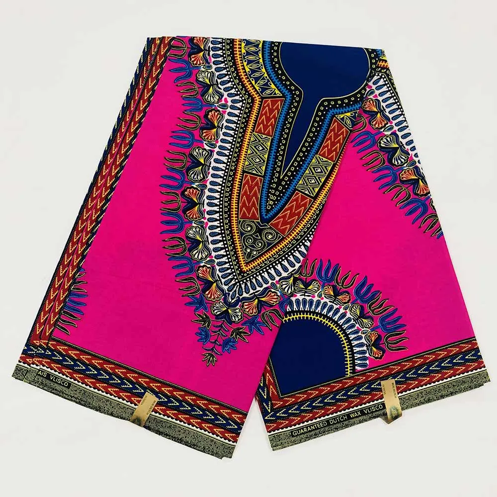 Traditional African Dashiki  Kitenge Wax Print Above Knee Cocktail Party Dress