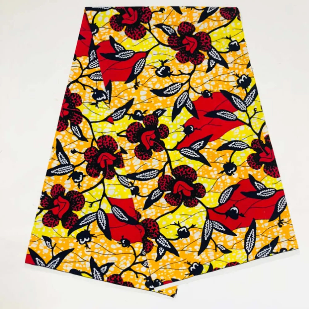 Traditional African Dashiki  Kitenge Wax Print Knee Length Summer Sleeveless Yellow Party Dress