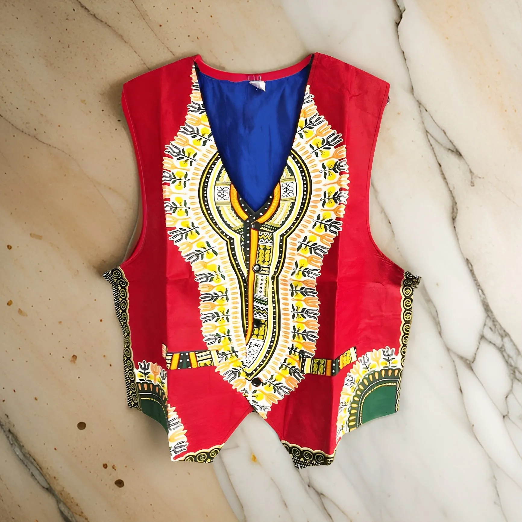 Traditional African Dashiki Vest (Unisex)