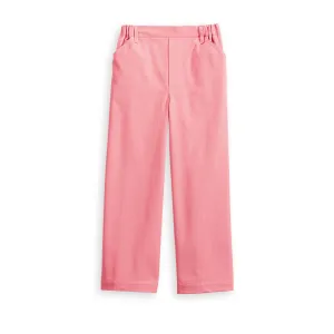 Twill Faux Zip Pant -- Sorbet