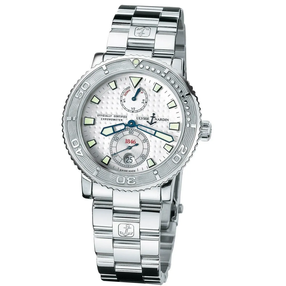 Ulysse Nardin Men's Watch Marine Diver 40mm Automatic Steel Limited Edition 263-55