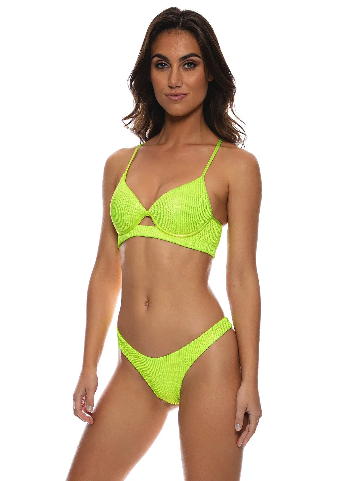 Underwire-High Leg Bikini
