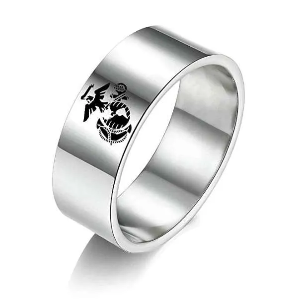 U.S Marine Corps Ring - Pure Titanium!