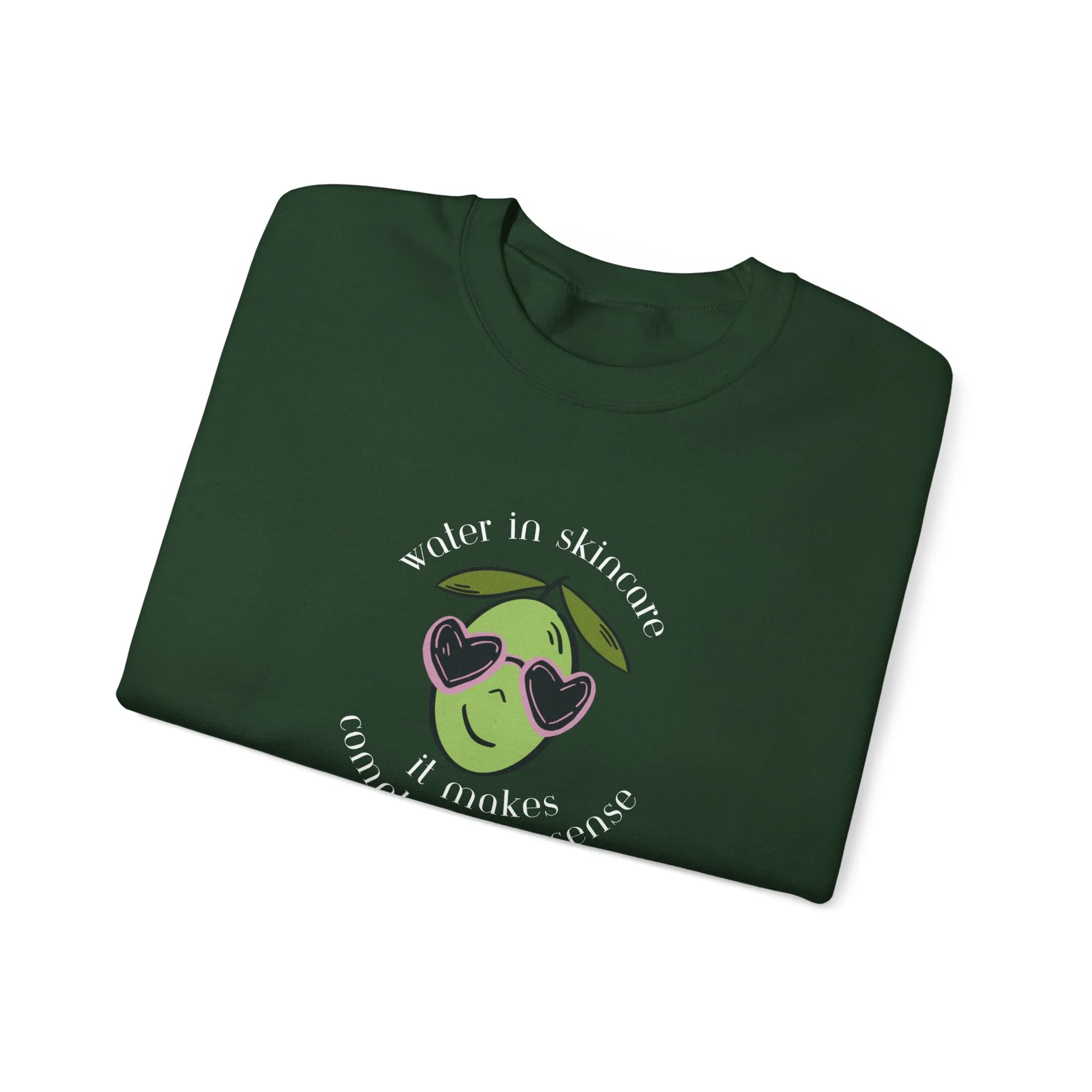 Water in skincare / waterless beauty / olive tree / Unisex Heavy Blend™ Crewneck Sweatshirt