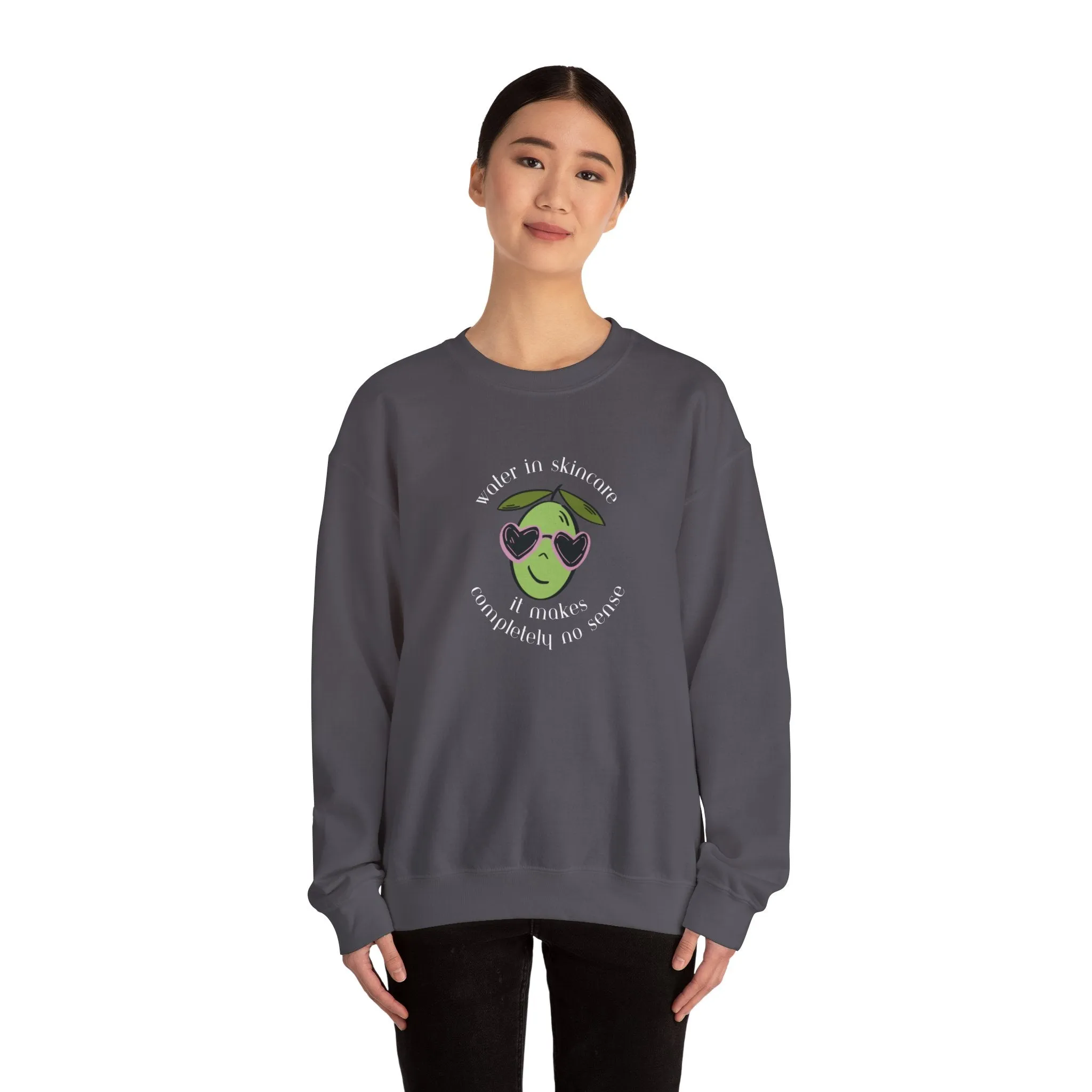 Water in skincare / waterless beauty / olive tree / Unisex Heavy Blend™ Crewneck Sweatshirt
