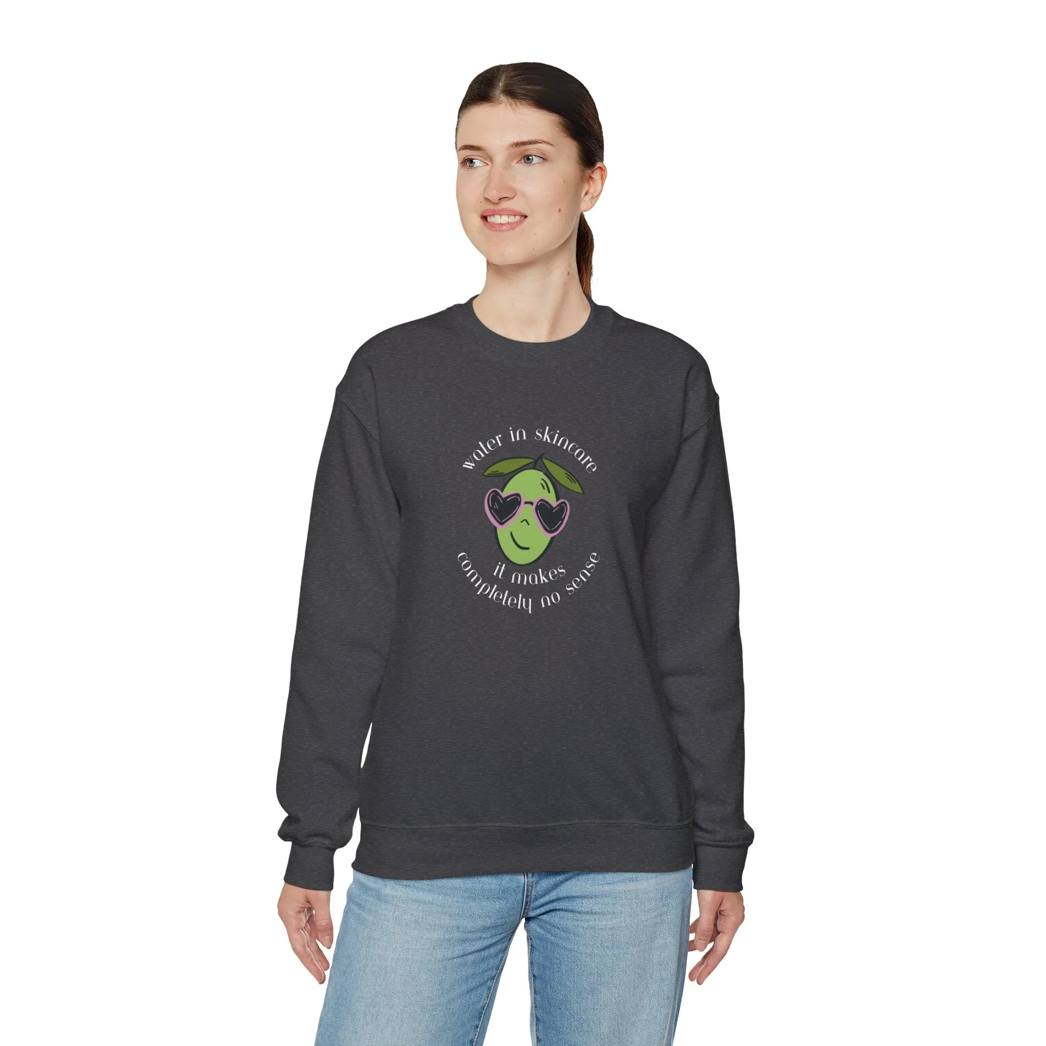 Water in skincare / waterless beauty / olive tree / Unisex Heavy Blend™ Crewneck Sweatshirt
