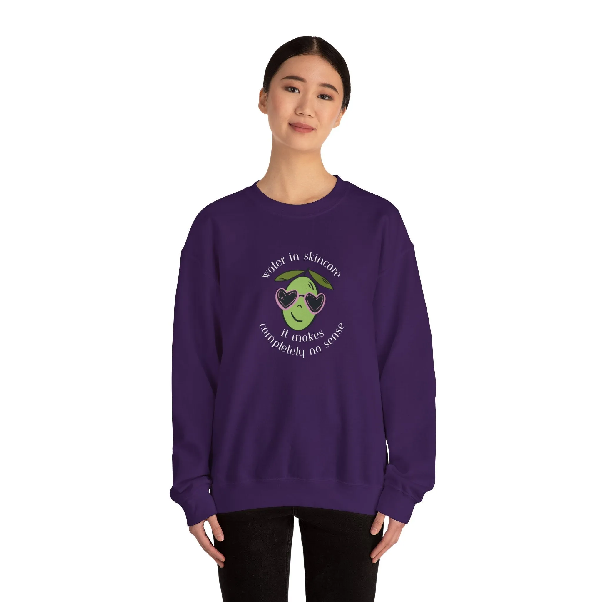 Water in skincare / waterless beauty / olive tree / Unisex Heavy Blend™ Crewneck Sweatshirt