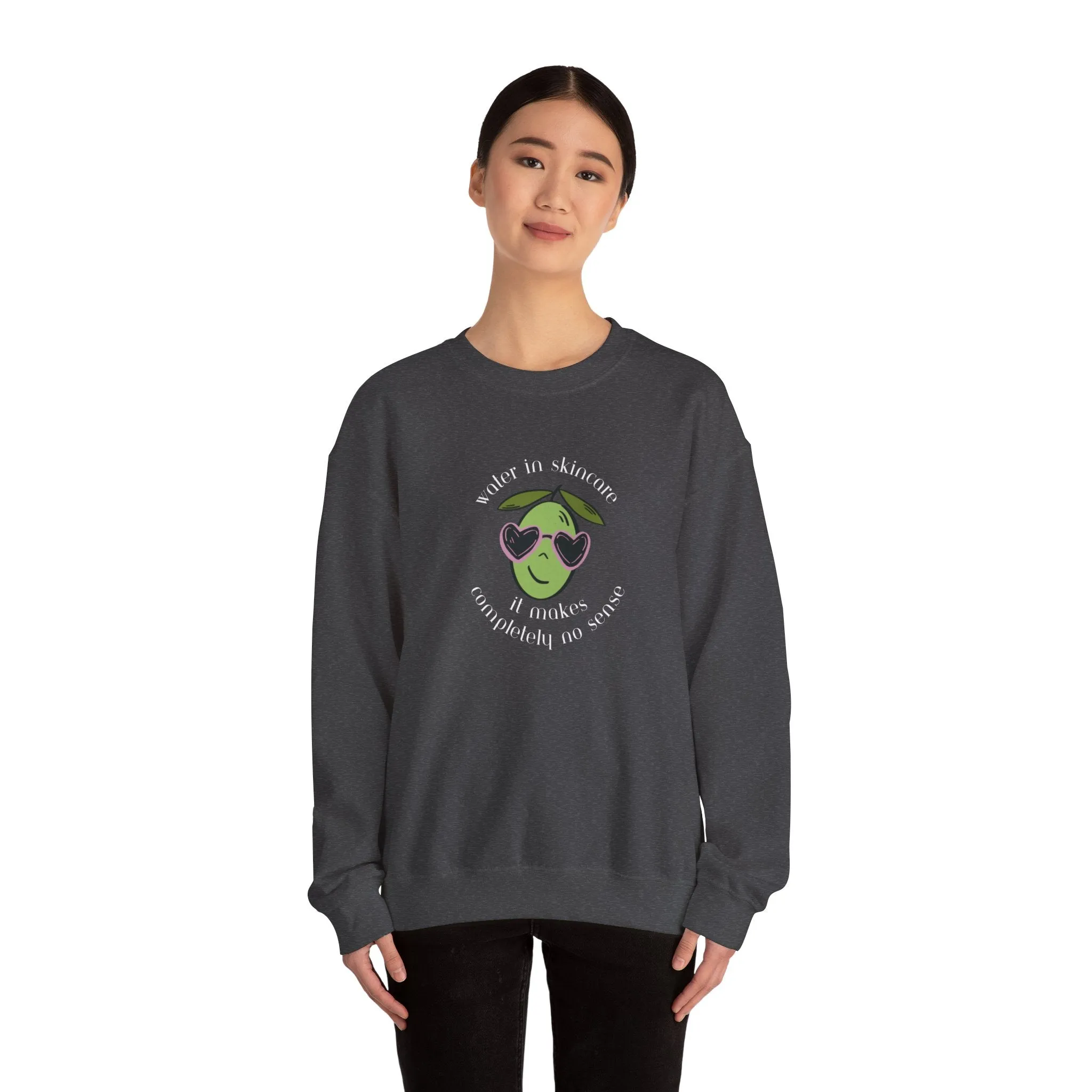 Water in skincare / waterless beauty / olive tree / Unisex Heavy Blend™ Crewneck Sweatshirt
