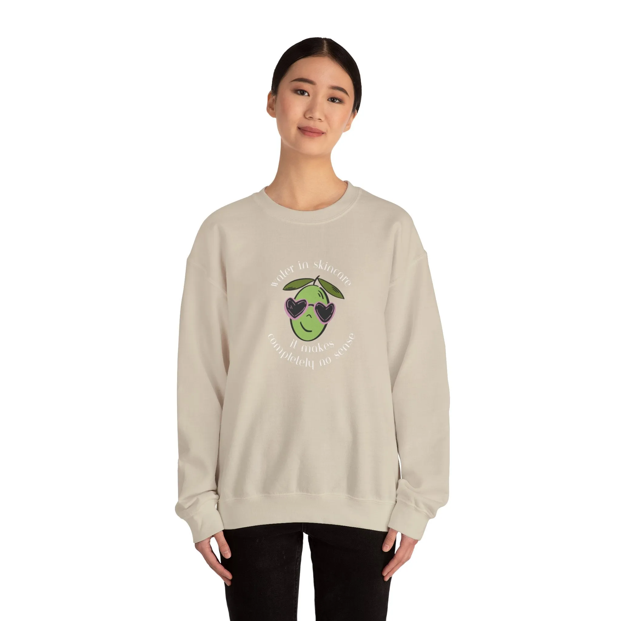 Water in skincare / waterless beauty / olive tree / Unisex Heavy Blend™ Crewneck Sweatshirt