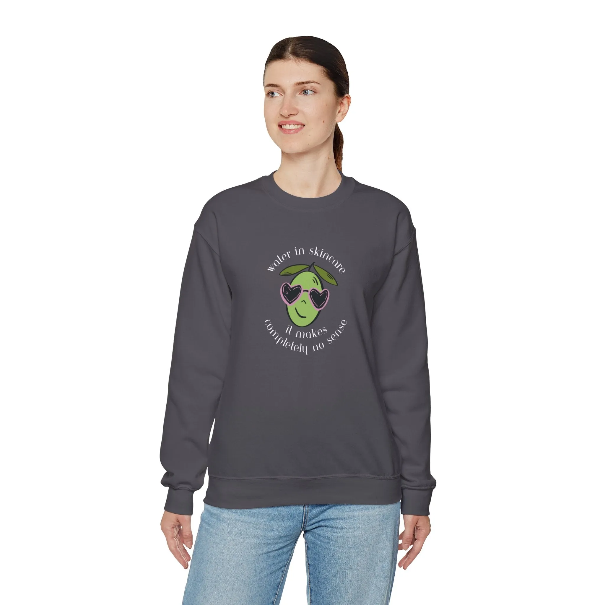 Water in skincare / waterless beauty / olive tree / Unisex Heavy Blend™ Crewneck Sweatshirt
