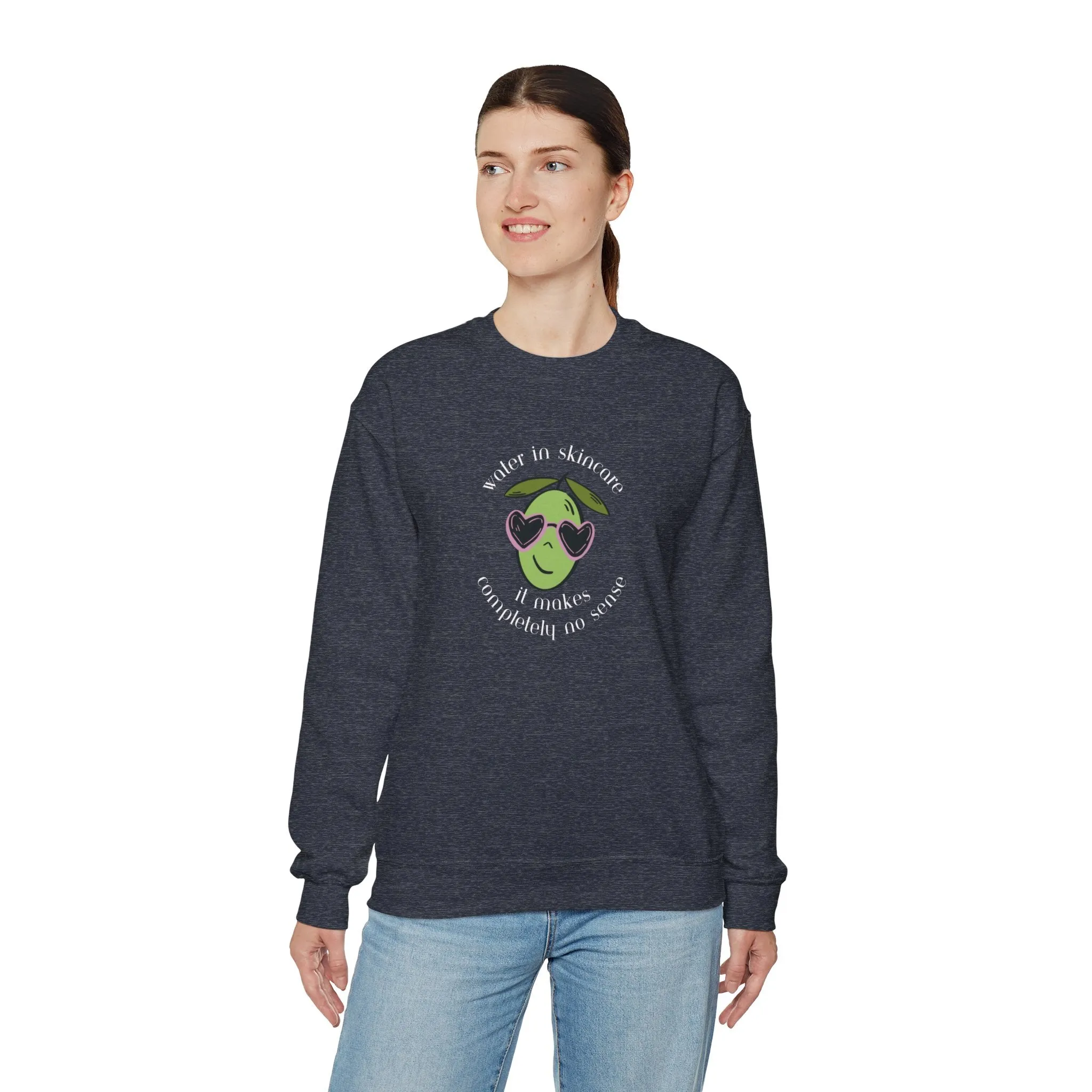 Water in skincare / waterless beauty / olive tree / Unisex Heavy Blend™ Crewneck Sweatshirt