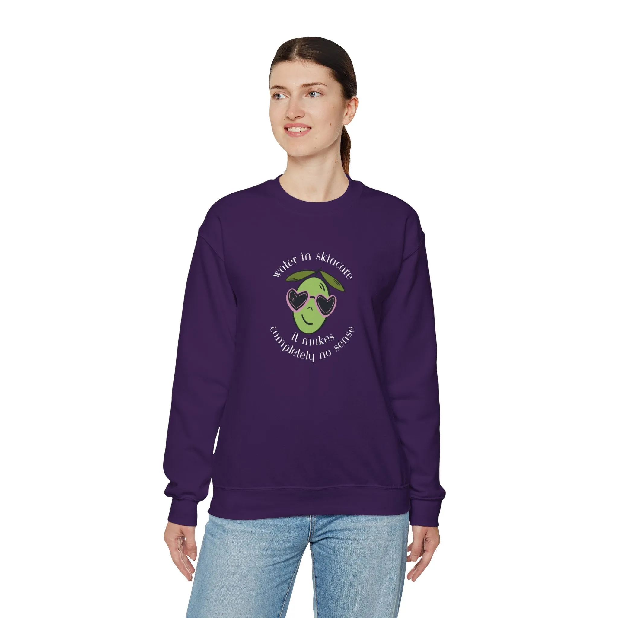 Water in skincare / waterless beauty / olive tree / Unisex Heavy Blend™ Crewneck Sweatshirt