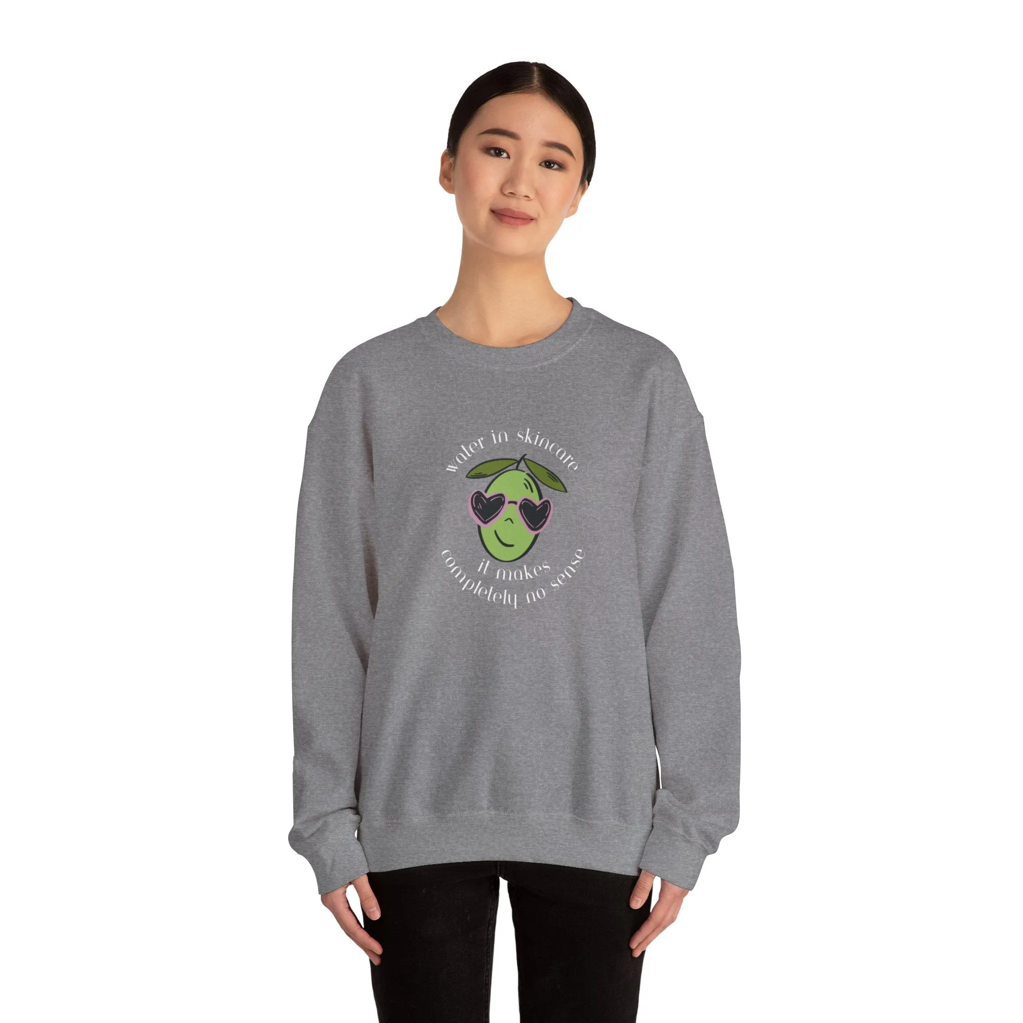 Water in skincare / waterless beauty / olive tree / Unisex Heavy Blend™ Crewneck Sweatshirt