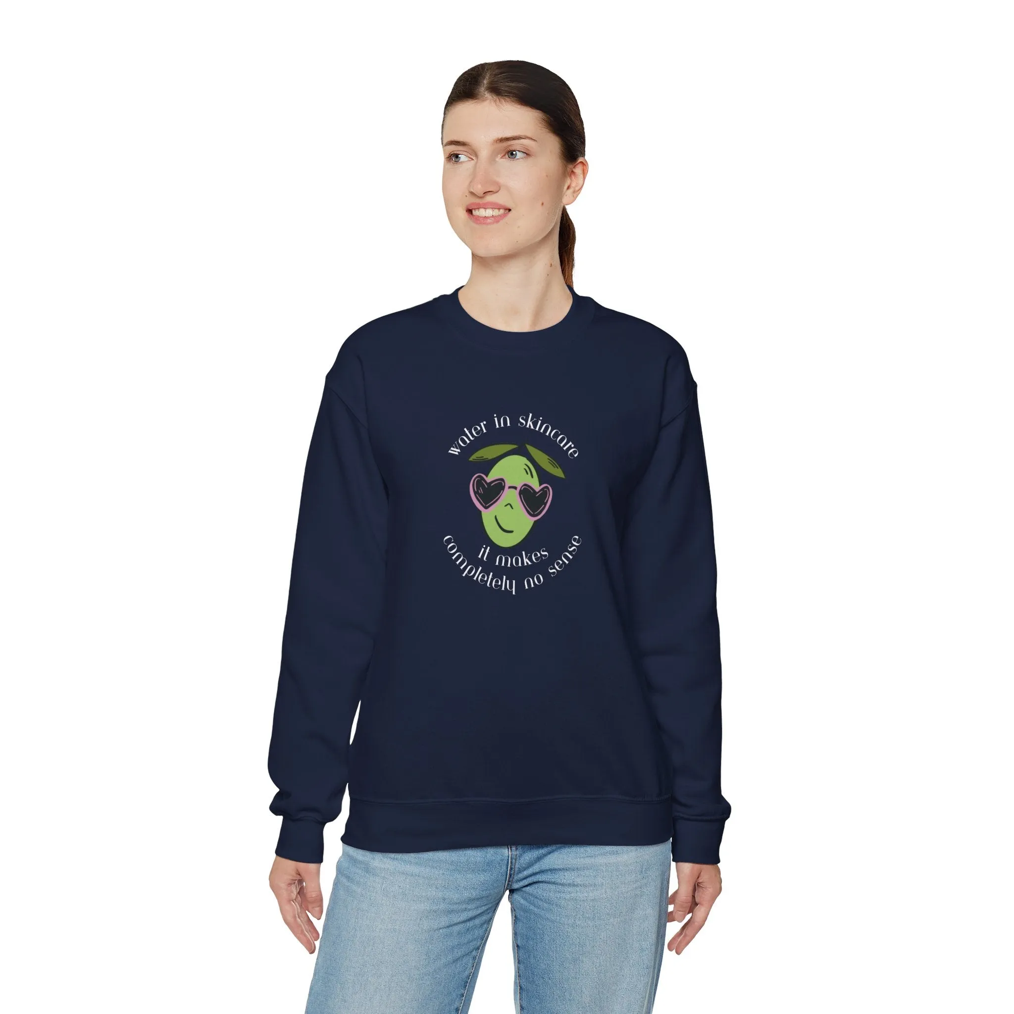Water in skincare / waterless beauty / olive tree / Unisex Heavy Blend™ Crewneck Sweatshirt