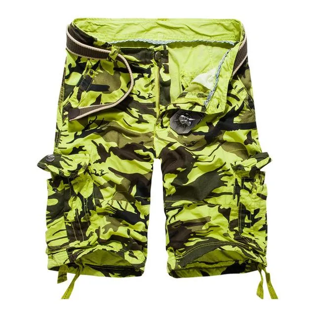 West Louis™ Camouflage Cotton Cargo Shorts