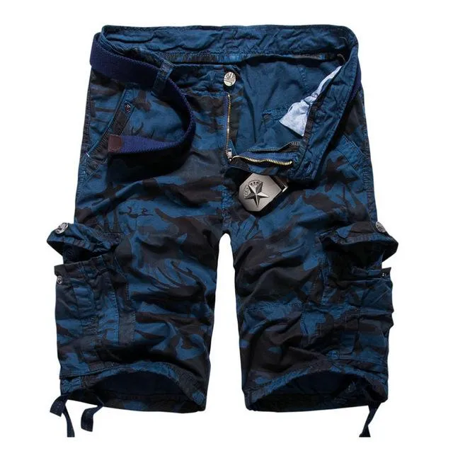 West Louis™ Camouflage Cotton Cargo Shorts