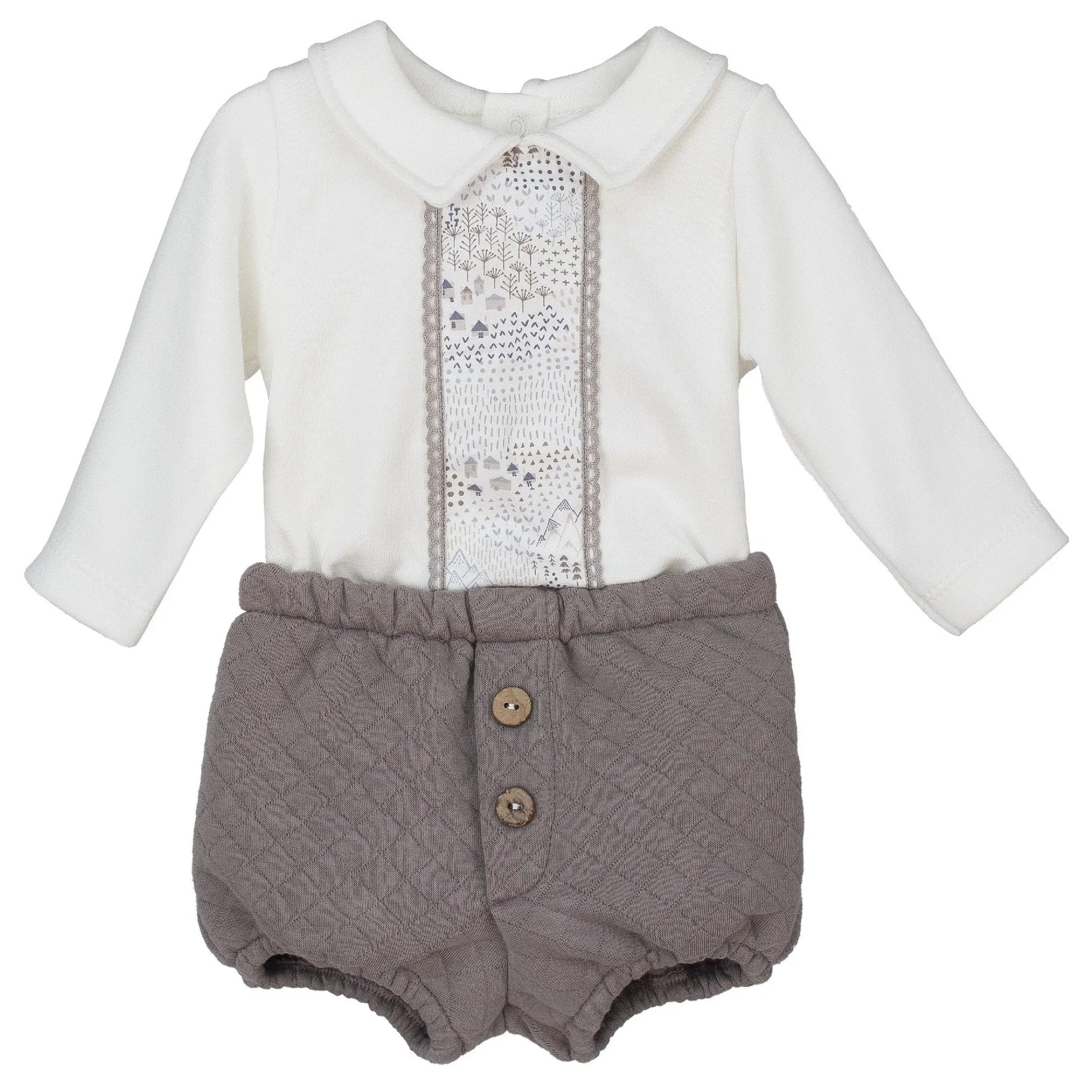Woodland Print Top & Shorts