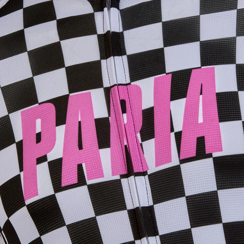 Wreckerboard Checked Men's Cycling Jersey