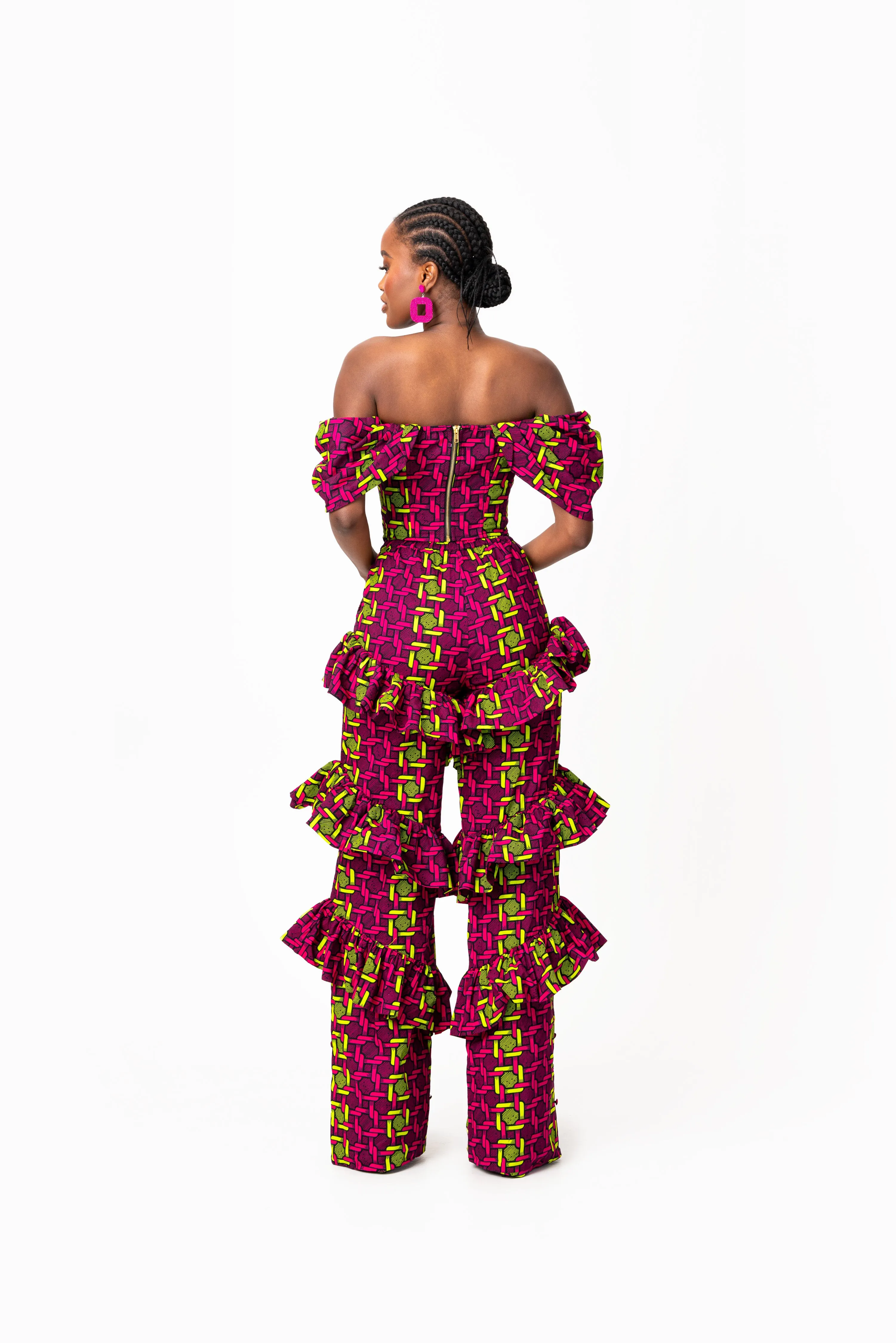 WUNMI African Print Corset Top