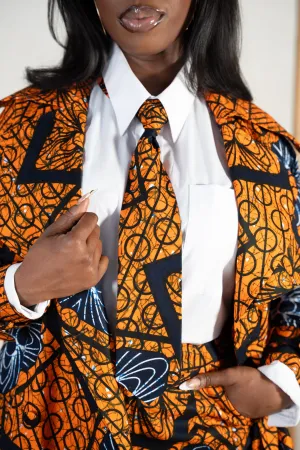 ZEZE African print NECK TIE